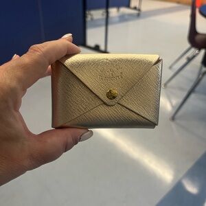 Gold Women's Card Holder by